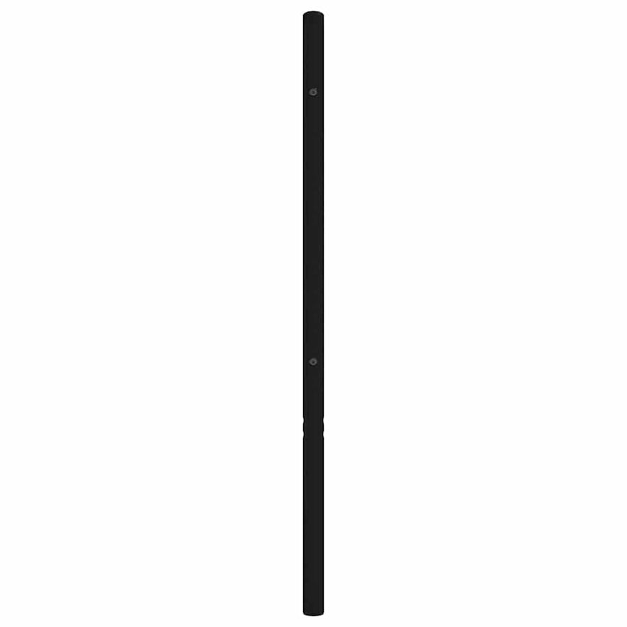 Metal Replace Headboard Black 150 cm