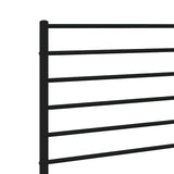 Metal Replace Headboard Black 150 cm - Rear View