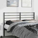 Metal Replace Headboard Black 150 cm
