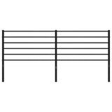 Metal Replace Headboard Black 180 cm