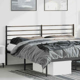 Metal Replace Headboard Black 180 cm