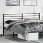 Metal Replace Headboard Black 180 cm