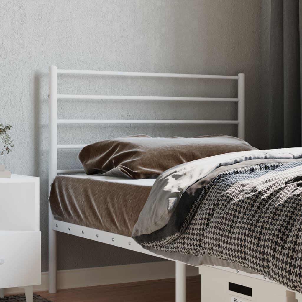 Metal Replace Headboard White 90 cm