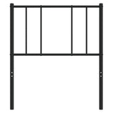 Metal Replace Headboard Black 90 cm