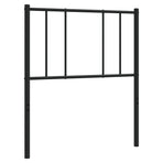 Metal Replace Headboard Black 107 cm