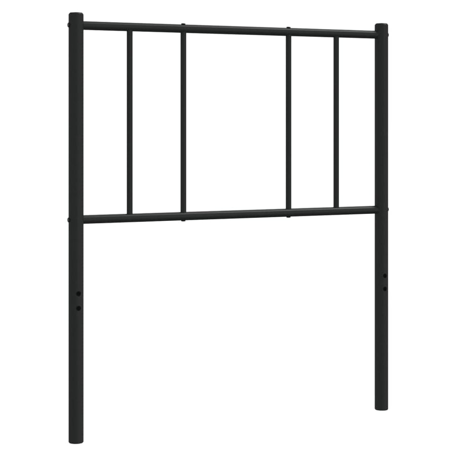 Metal Replace Headboard Black 107 cm