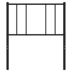 Metal Replace Headboard Black 107 cm