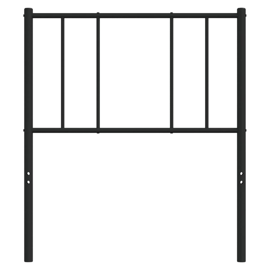 Metal Replace Headboard Black 107 cm