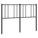 Metal Replace Headboard Black 135 cm