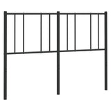 Metal Replace Headboard Black 135 cm