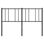 Metal Replace Headboard Black 135 cm