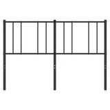 Metal Replace Headboard Black 135 cm - 45-Degree Angle