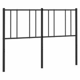Metal Replace Headboard Black 150 cm