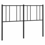 Metal Replace Headboard Black 150 cm