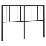 Metal Replace Headboard Black 150 cm