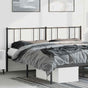Metal Replace Headboard Black 180 cm