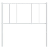 Metal Headboard White 90 cm - Top-Down View
