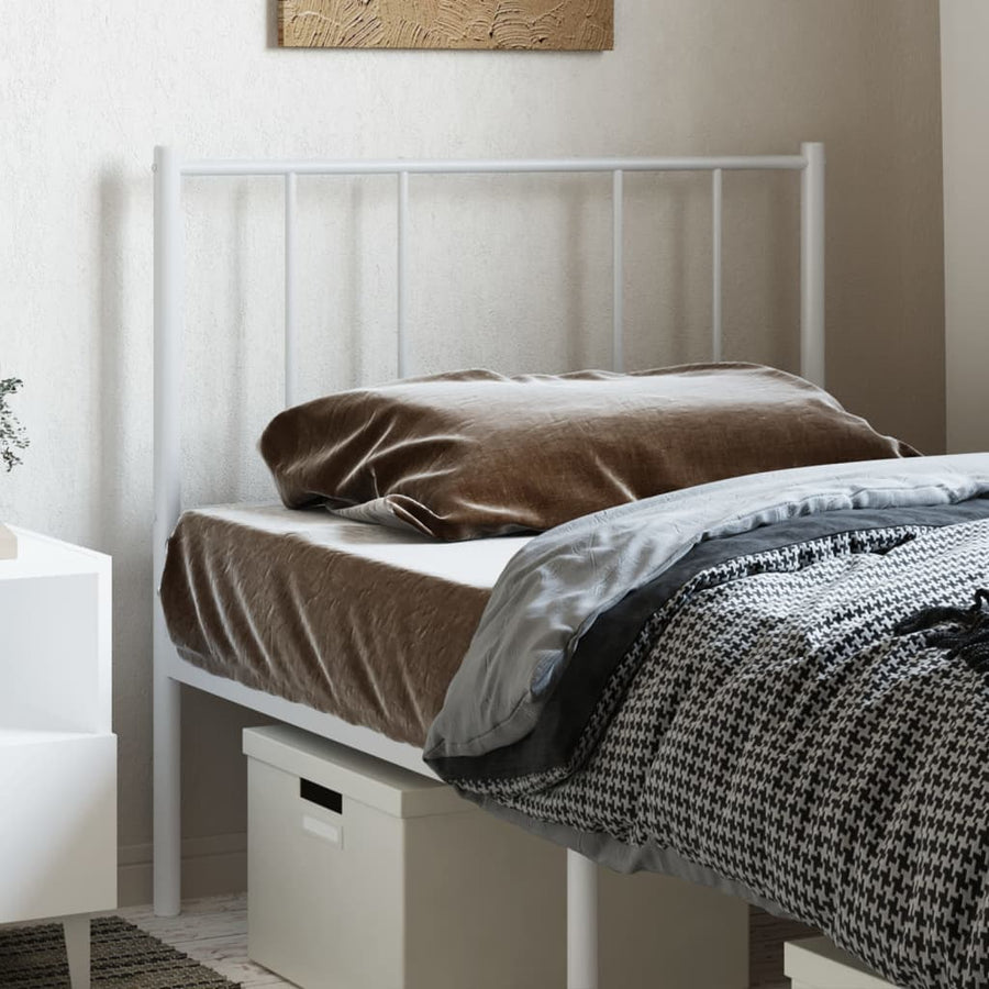 Metal Replace Headboard White 107 cm