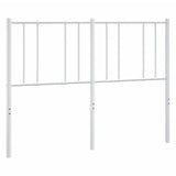 Metal Headboard White 152 cm Queen - 45-Degree Angle