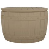 3-in-1 Garden Storage Box Light Brown Polypropylene
