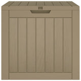 Garden Storage Box Grey 55.5x43x53 cm Polypropylene - 45-Degree Angle