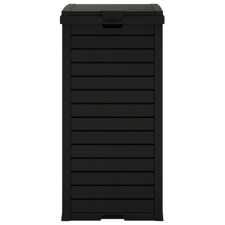 Outdoor Garbage Bin Black 41x41x86 cm Polypropylene