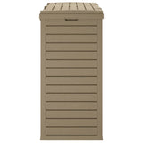Outdoor Garbage Bin Light Brown 78x41x86 cm Polypropylene
