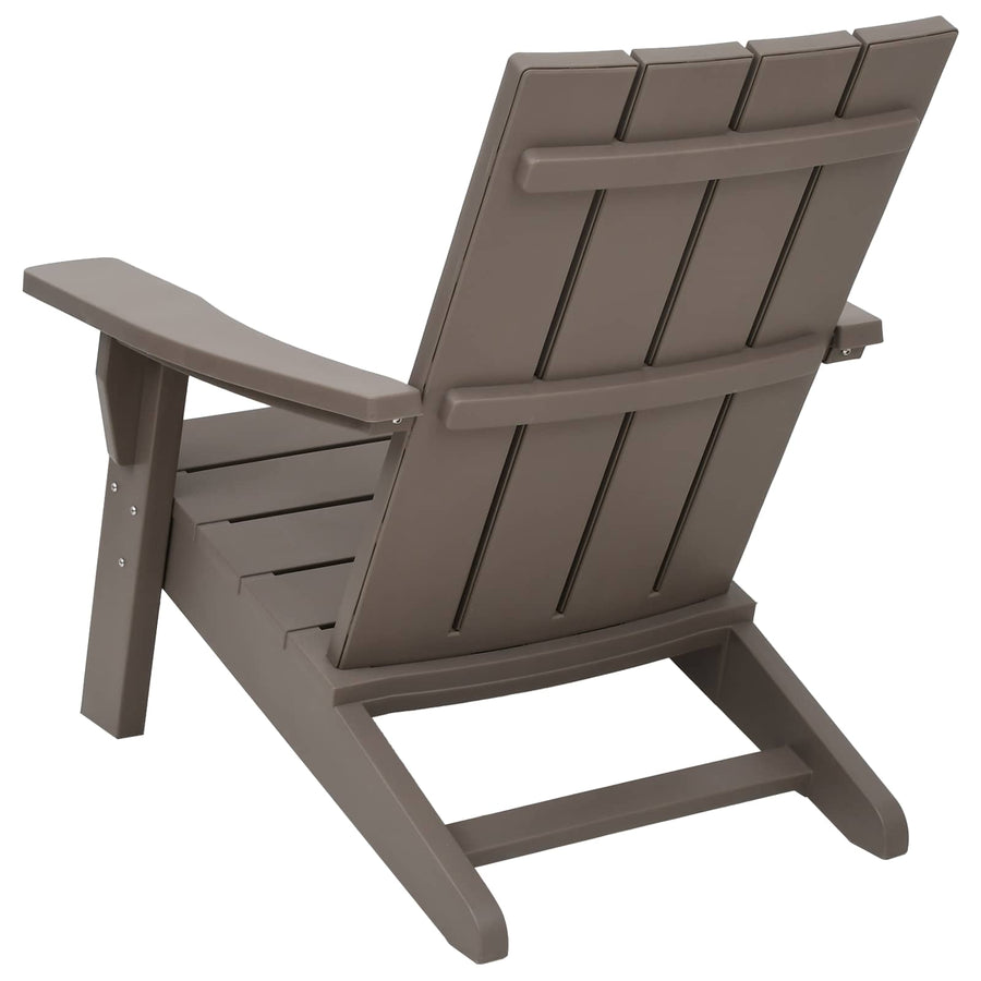 Garden Adirondack Chair Light Brown 75x88.5x89.5 cm