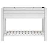 Garden Raised Bed White 110x45x79 cm Polypropylene
