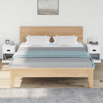 Bedside Cabinets 2 pcs White 39x39x47.5 cm Engineered Wood