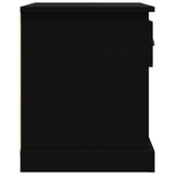 Bedside Cabinets 2 pcs Black 39x39x47.5 cm Engineered Wood - Extra Image
