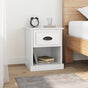 Bedside Cabinets 2 pcs High Gloss White 39x39x47.5 cm