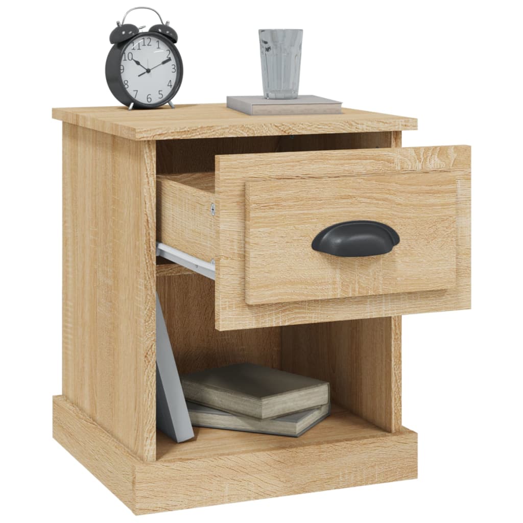 Bedside Cabinet Sonoma Oak 39x39x47.5 cm Engineered Wood