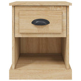 Bedside Cabinet Sonoma Oak 39x39x47.5 cm Engineered Wood - Close-Up Angle