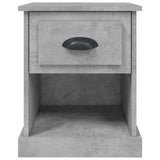Bedside Cabinet Concrete Grey 39x39x47.5 cm Engineered Wood - Close-Up Angle