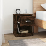 Bedside Cabinets 2 pcs Smoked Oak 39x39x47.5 cm Engineered Wood