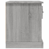 Bedside Cabinets 2 pcs Grey Sonoma 39x39x47.5 cm Engineered Wood - Extra Image