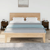 Bedside Cabinets 2 pcs Brown Oak 39x39x47.5 cm Engineered Wood - Side View