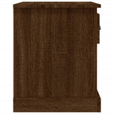 Bedside Cabinets 2 pcs Brown Oak 39x39x47.5 cm Engineered Wood - Extra Image