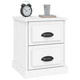 Bedside Cabinet White 39x39x47.5 cm Engineered Wood - Top-Down View