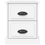 Bedside Cabinet White 39x39x47.5 cm Engineered Wood