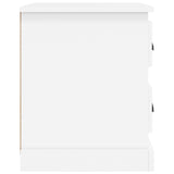 Bedside Cabinet White 39x39x47.5 cm Engineered Wood