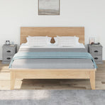 Bedside Cabinets 2 pcs Concrete Grey 39x39x47.5 cm