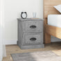 Bedside Cabinets 2 pcs Concrete Grey 39x39x47.5 cm
