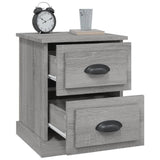 Bedside Cabinet Grey Sonoma 39x39x47.5 cm Engineered Wood - 45-Degree Angle