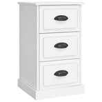 Bedside Cabinet White 39x39x67 cm Engineered Wood