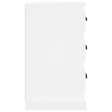 Bedside Cabinet White 39x39x67 cm Engineered Wood