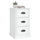 Bedside Cabinet High Gloss White 39x39x67 cm Engineered Wood - Top-Down View