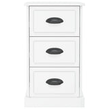 Bedside Cabinet High Gloss White 39x39x67 cm Engineered Wood