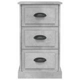 Bedside Cabinet Concrete Grey 39x39x67 cm Engineered Wood - Close-Up Angle